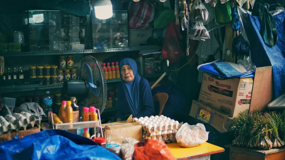 Quầy thịt cá